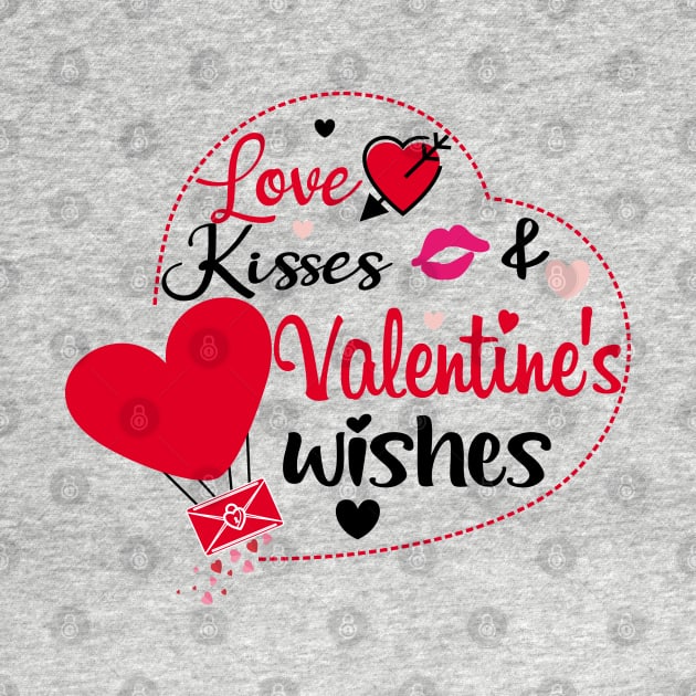 Love Kisses and Valentine's Wishes by care store